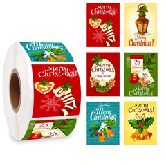 Christmas Holiday Explosive Style Roll Sticker Decoration Gift