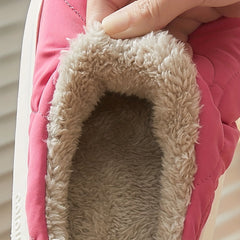Cozy Plush House Slippers for Men Anti-slip Indoor Winter Shoes