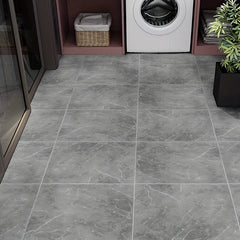 2pcs Pack Gray Marble Floor Stickers Non-slip Waterproof Wear-resistant