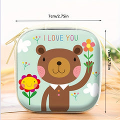 Cartoon Coin Purse Zipper Wallet Storage Bag for Kids