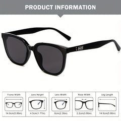 Men's Large Frame Sunglasses UV Protection Decorative Sunglasses
