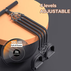 Adjustable Yoga Resistance Band Pedal Puller for Strength Training