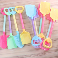 3pcs Beach Sand Shovel Random Patterns Outdoor Sandbox Fun Summer Toy