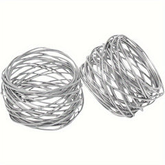 Napkin Ring Mesh Holder Set Of 2pcs For Party Dining Table Decoration