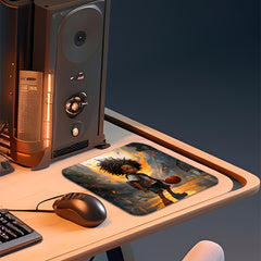 Smooth Textured Square Mouse Pad 25x25 - Non Slip Base