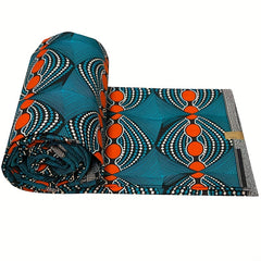 African Geometric Pattern Fabric - DIY Sewing Craft - Home Decor