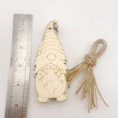 10pcs Dwarf Wood Chip Blanks DIY Ornaments Hand-painted Crafts