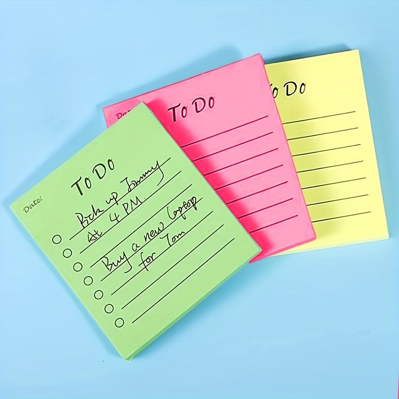 6 Pads To Do List Sticky Notes 6 Colors Optional Sticky Pads Memo