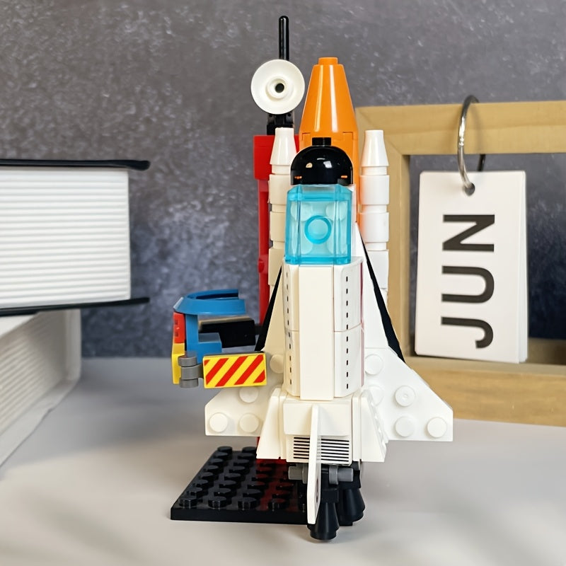 Space Rocket Spaceship Building Blocks Educational Toy