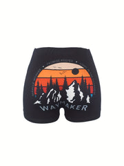 Waymaker Skinny Shorts Women's Casual Elastic Waist Shorts