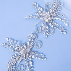 Rhinestone Headband Bridal Flower Headwear Wedding Hair Accessories Jewelry