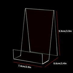 Large Acrylic Book Stand With Ledge - Display Books, Music Sheets, CDs & Tablets