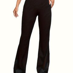 Mesh Stitching Yoga Flare Pants Fitness Butt Lifting Bootcut