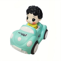 Cartoon Shaking Head Sports Car Toy for Kids