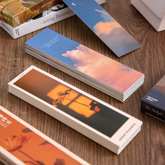 30pcs Vintage Paper Bookmarks Abstract Style DIY Literary Greeting Card