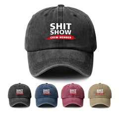 Fashionable Letter Printed Baseball Cap Adjustable Sunscreen Cap