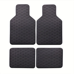 Waterproof PU Leather Car Foot Mats Car Carpets Car Interior Accessories