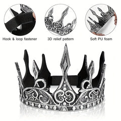 Vintage Headdress Crown Costume Prop Party Accessories
