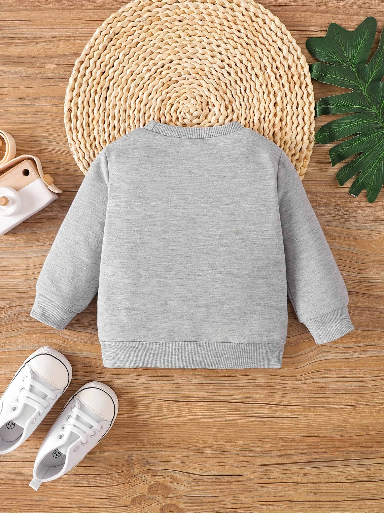 Boy's Letter Print Casual Sweatshirt Top
