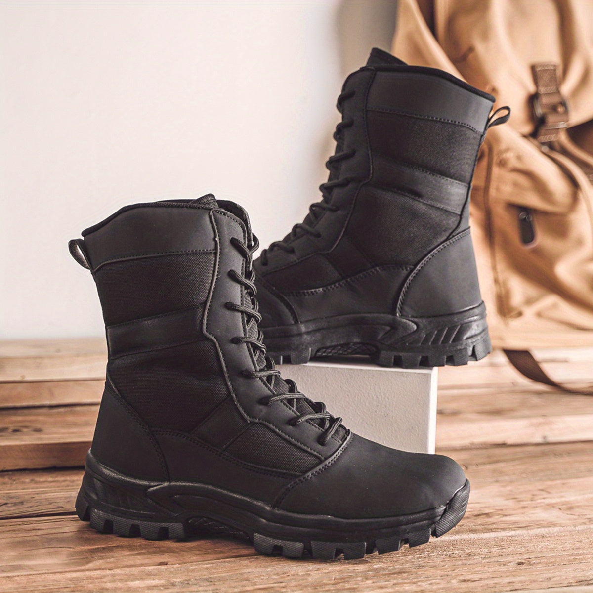 Men's Camo Hiking Shoes High Top Breathable Non Slip