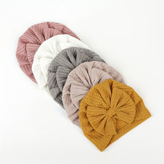 Baby Turban Hats with Bowknot Cozy Head Wraps for Newborn