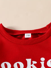 Girls Funny Letter Print Sweatshirt Long Sleeve Casual Pullover Top