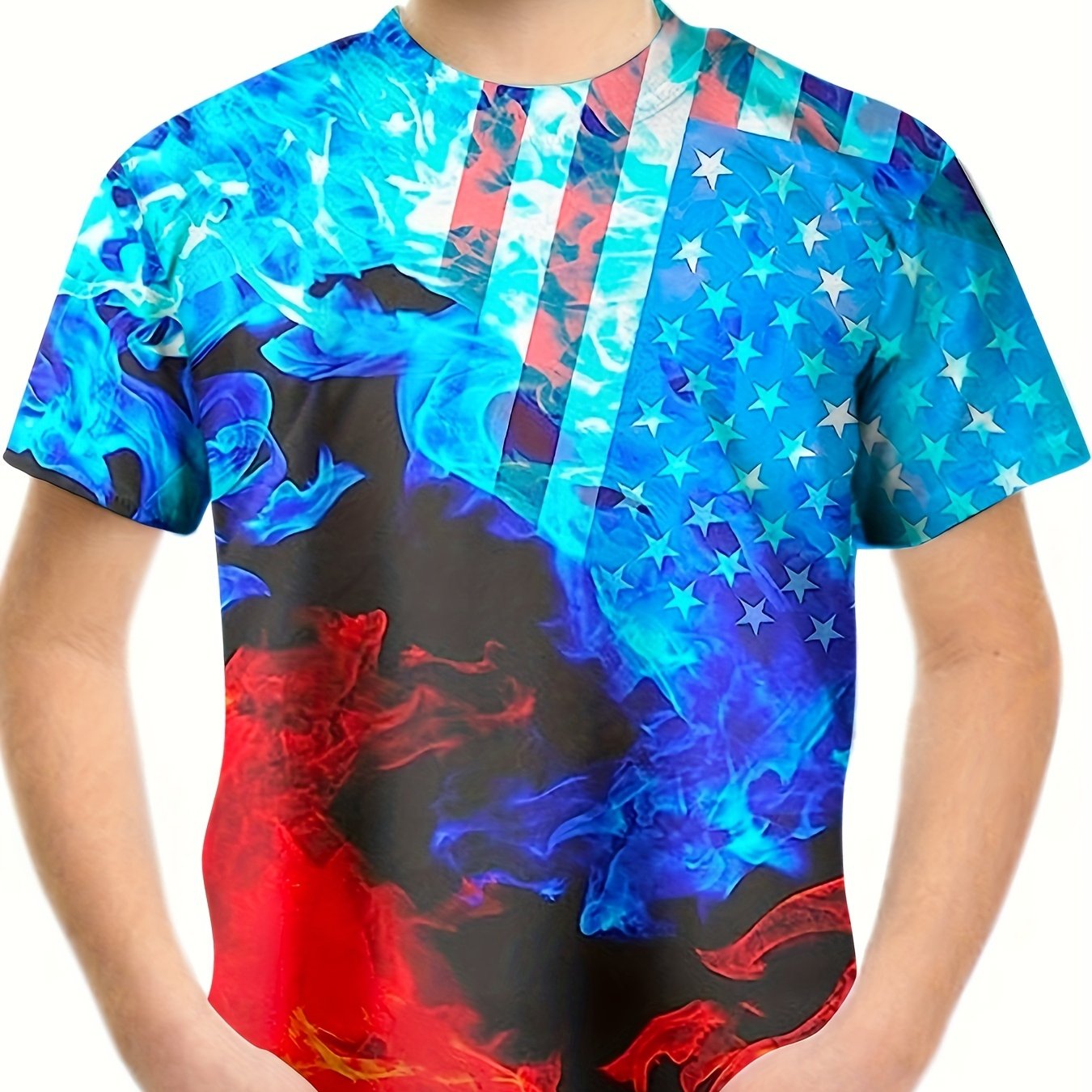 Kids Tee Shirt Graphic Stars 3D Print Top Teens Short Sleeve