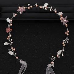 Opal Crystal Hair Vine Bridal Headpiece