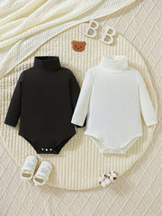 Unisex Turtleneck Long Sleeve Romper