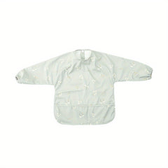 Long Sleeve Waterproof Baby Bib Easy Cleaning Anti Dirt