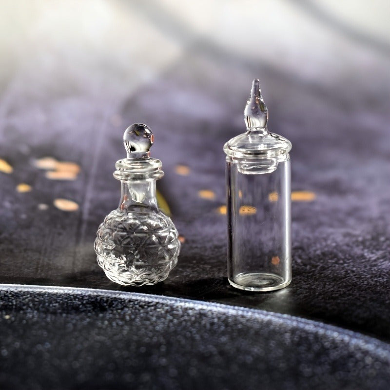 3pcs Micro Transparent Glass 1 12 Dollhouse Jar Decorations