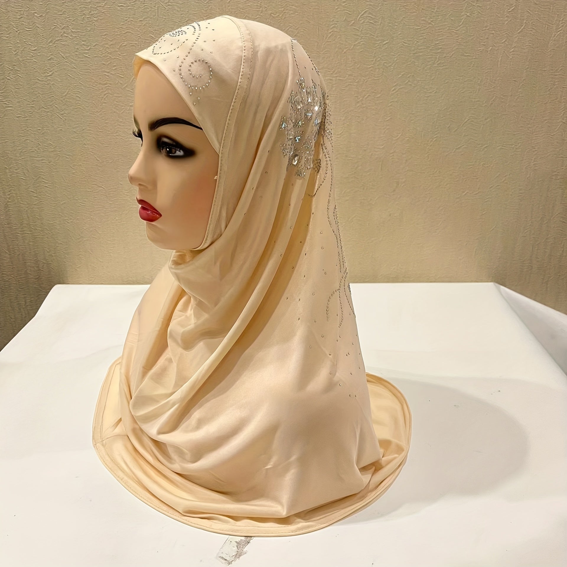 Girls Gauze Bandana Side Hijab Headscarf For All Seasons