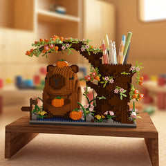Charming Capybara Pen Holder Desk Organizer