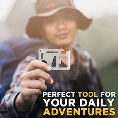 Multitool Outdoor Camping Pocket Tools 11 in 1 Lifesaving Card Survival Tool