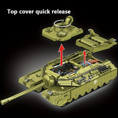 T28 Heavy Duty Tank Building Blocks Kit - Military World Series