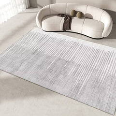 Moroccan Stripe Pattern Area Rug Vintage Loop Velvet Carpet European Sense