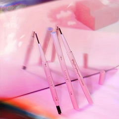 Dual Ended Waterproof Eyebrow Pencil Long Lasting Smudge Proof