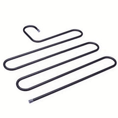 1pc Stainless Steel Pants Rack Telescopic Anti-slip S-shaped Clip