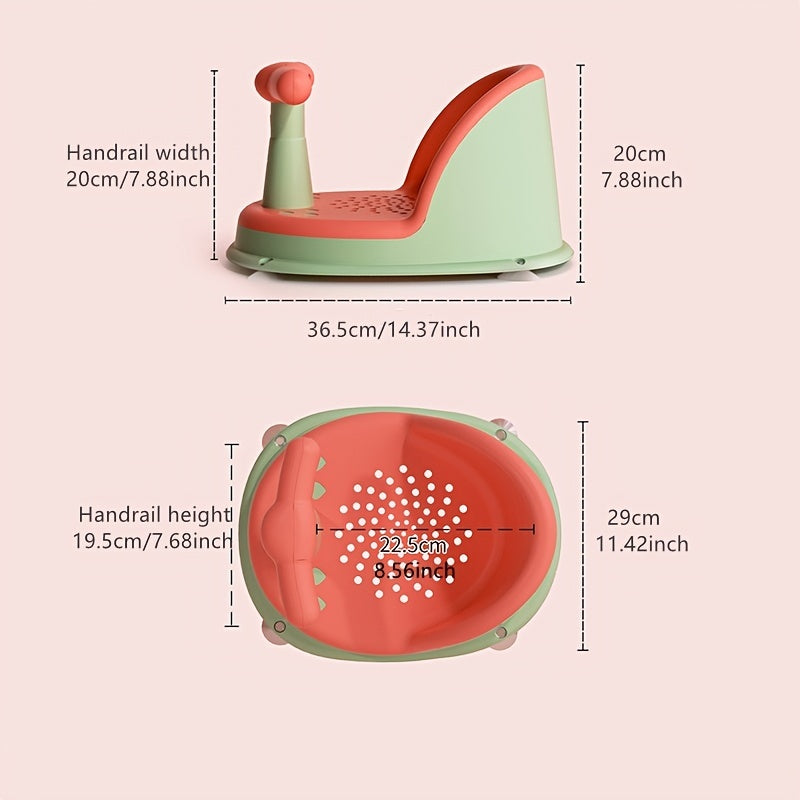 Newborn Baby Bath Chair Non Slip Tub Stool for Sitting & Lying