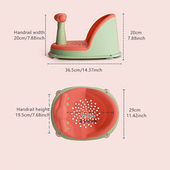 Newborn Baby Bath Chair Non Slip Tub Stool for Sitting & Lying