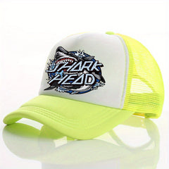 Summer Multicolor Hat Shark Print Men's Peaked Cap Street Sunshade Baseball Cap
