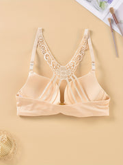 Lace T Shirt Bra Push Up Comfy Breathable Women Lingerie