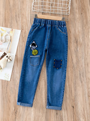 Boys Denim Long Pants With Pocket Kids Clothes Spring Autumn