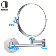 Wall Mounted Makeup Vanity Mirror Bathroom Shaving Mirror 10X Magnification