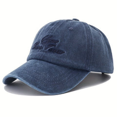 Vintage Washed Baseball Cap Letter Embroidery Cotton Dad Hats Unisex