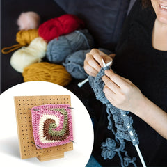Bamboo Wooden Board for Knitting and Crochet Projects