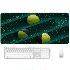 Green Pattern Desktop Office Accessories Mouse Pad