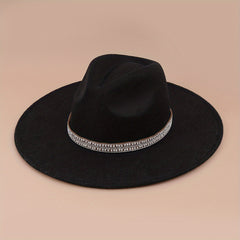 Vintage Western Felt Hat with Detachable Hat Band