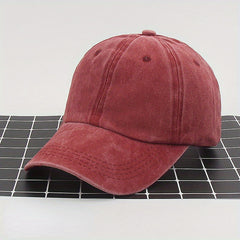 Distressed Denim Baseball Cap Vintage Ball Cap