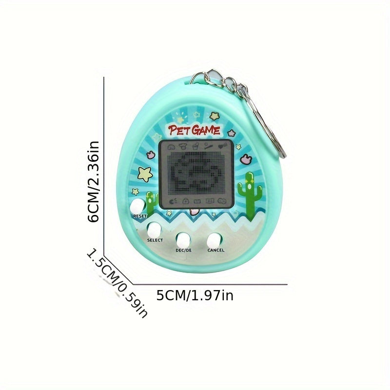 Electronic Pet Machine Handheld Game Pet Egg Virtual Rabbit Keychain